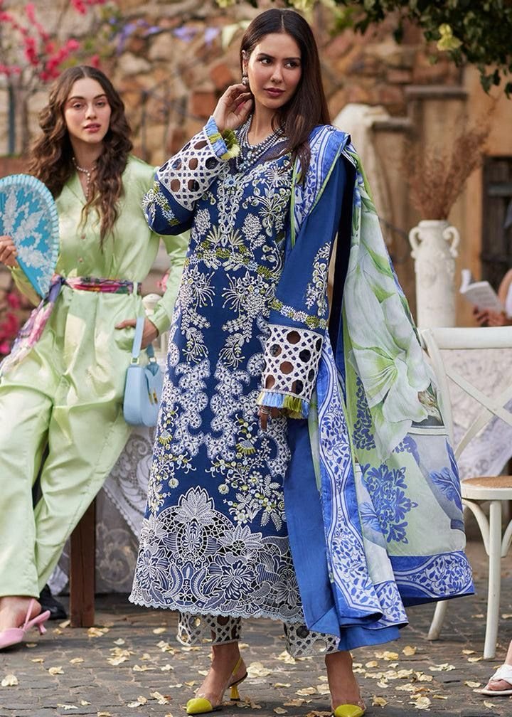 MUSHQ Lawn Embroidered with Silk Dopatta