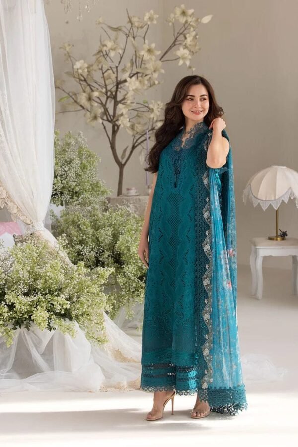 SOBIA NAZIR Lawn Chikankari with Khaadi Net Dopatta