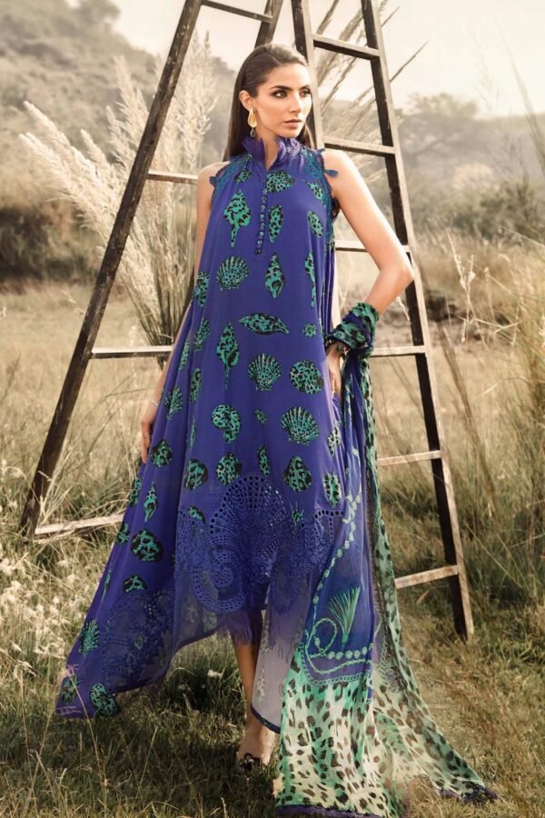 MARIA.B Lawn M.PRINT with Chiffon Dopatta