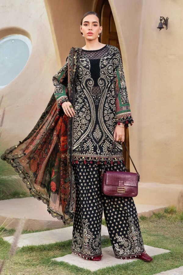 MARIA.B Lawn M.PRINT with Chiffon Dopatta