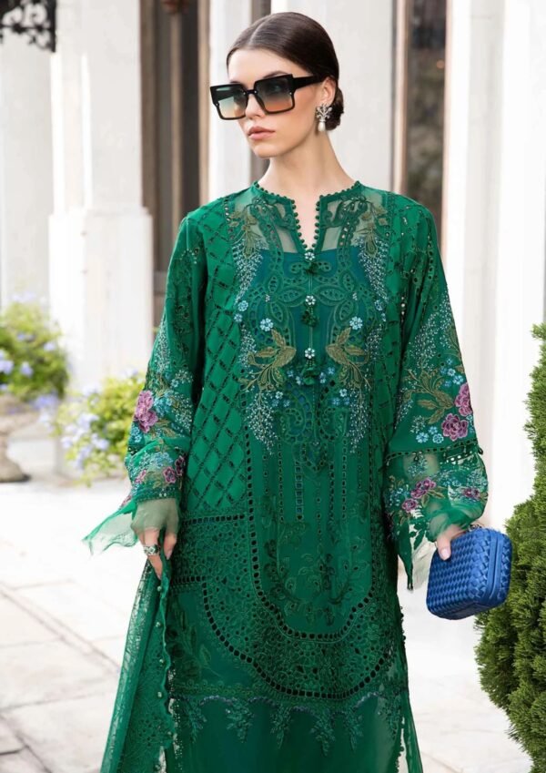 MARIA.B Lawn Chikankari with Khaadi Net Dopatta - Image 2