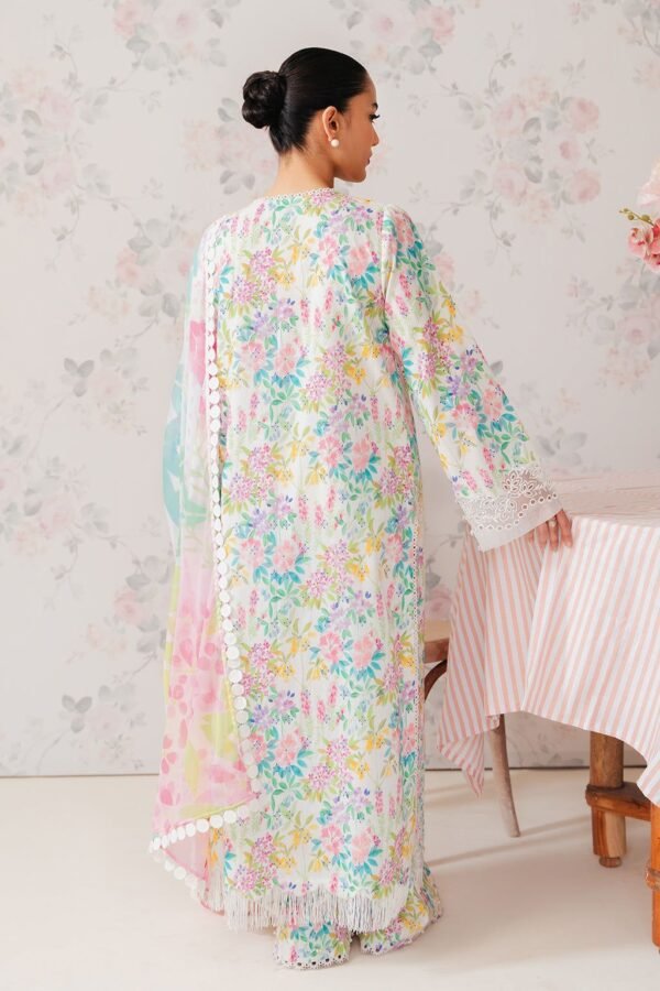 AFROZEH Lawn Chikankari with Chiffon Dopatta - Image 2