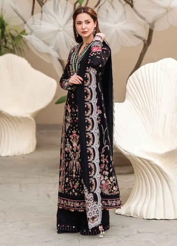 QALAMKAR Lawn Embroidered with Lawn Embroidered Dopatta