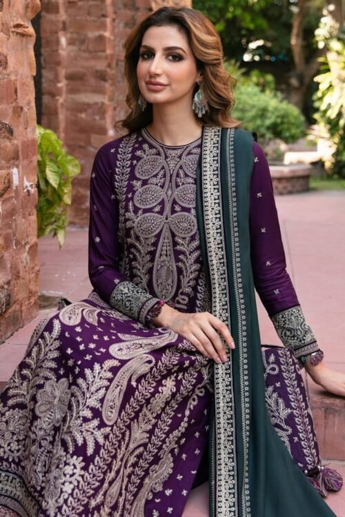 JAZMIN Lawn Embroidered with Khaadi Net Dopatta