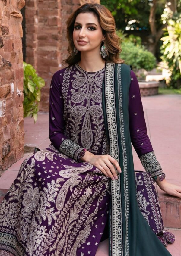 JAZMIN Lawn Embroidered with Khaadi Net Dopatta