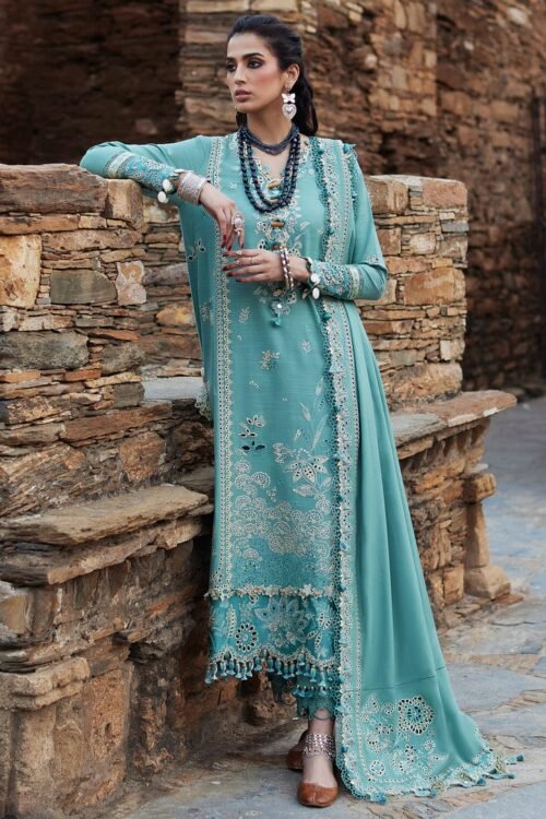 ELAN Lawn Chikankari with Khaadi Net Cutwork Dopatta