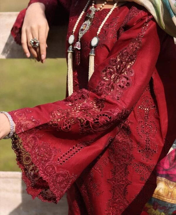 KAHF Lawn Chikankari with Lawn Digital Printed Dopatta - Image 2